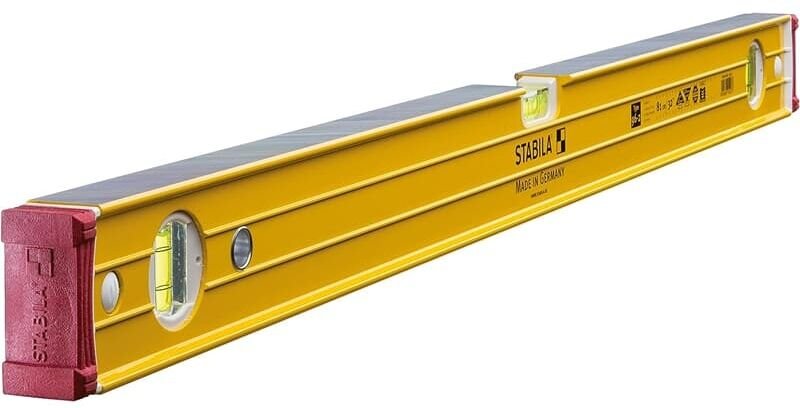 Aluminium Wasserwaage Type 96-2, mit Verstärkungsrippen, 40 - 200 cm, Ausführung: Type 96-2 81 cm - Stabila