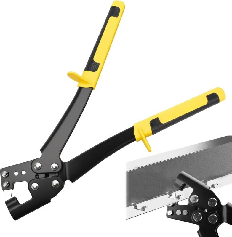 Verbundzange Trockenbau, Trockenbauzange Profilverbundzange, Trockenbau Zange, Leichte Stahlkiel Feste Lochzange für Met...