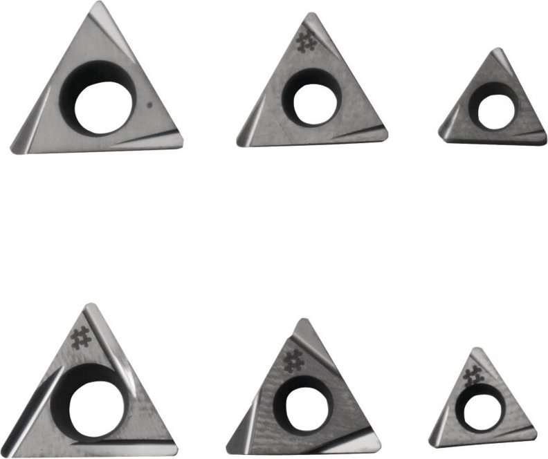 Optimum Wendeplattensatz (10 Stck.) Für Alu (für Bohrstange Nr. 4, 3, 2 und 1), 3352141