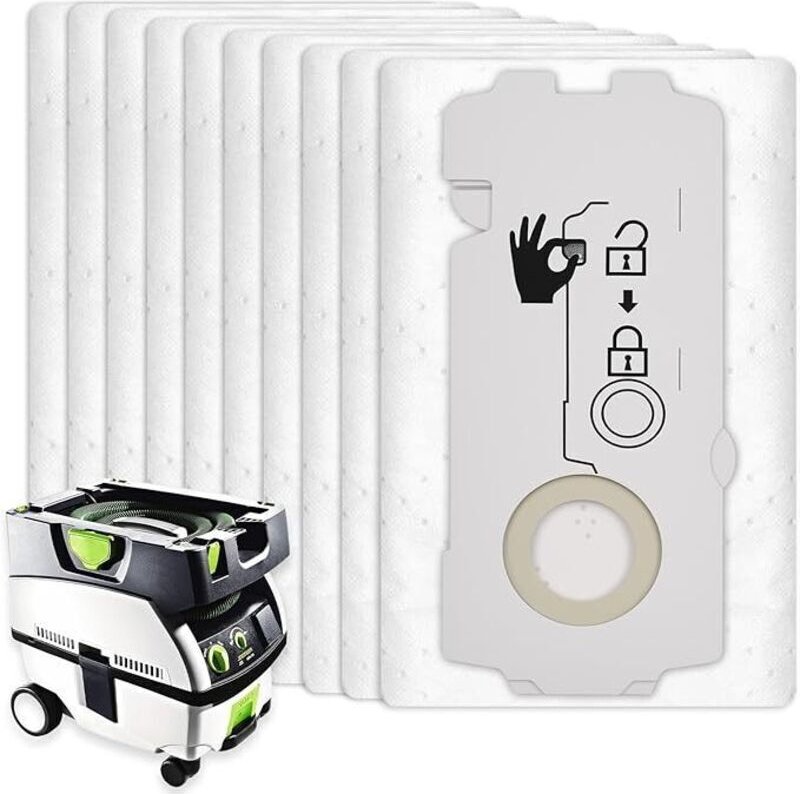 Selbstreinigende SC-FIS-CT MINI/MIDI-2/5 Filterbeutel - FESTOOL - 10 Stück - 204308