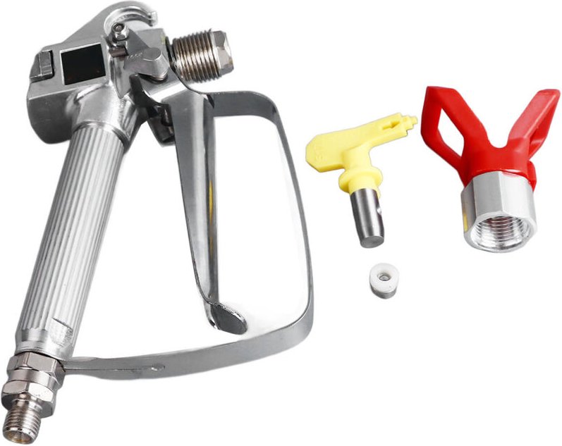 Airless-Spritzpistole, zeitsparende Airless-Farbspritzpistole aus verschleißfester Legierung für Innenwände