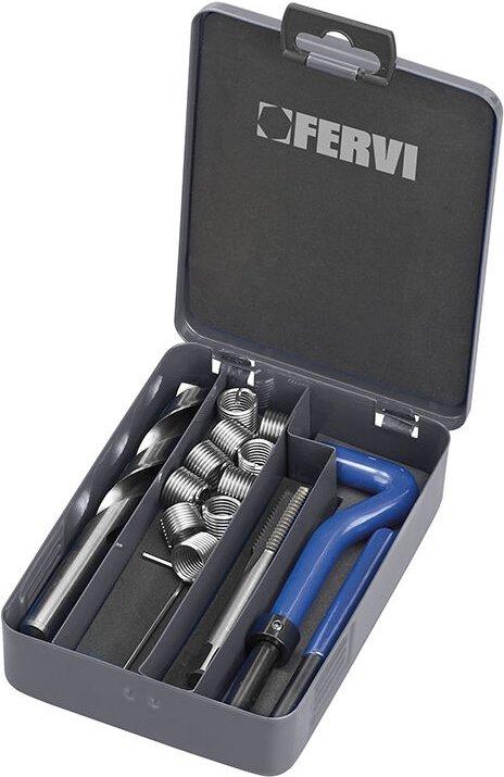 Fervi - unf F-Spulengewinde-Reparatursatz 3/4 x 16 e011/unf3/4