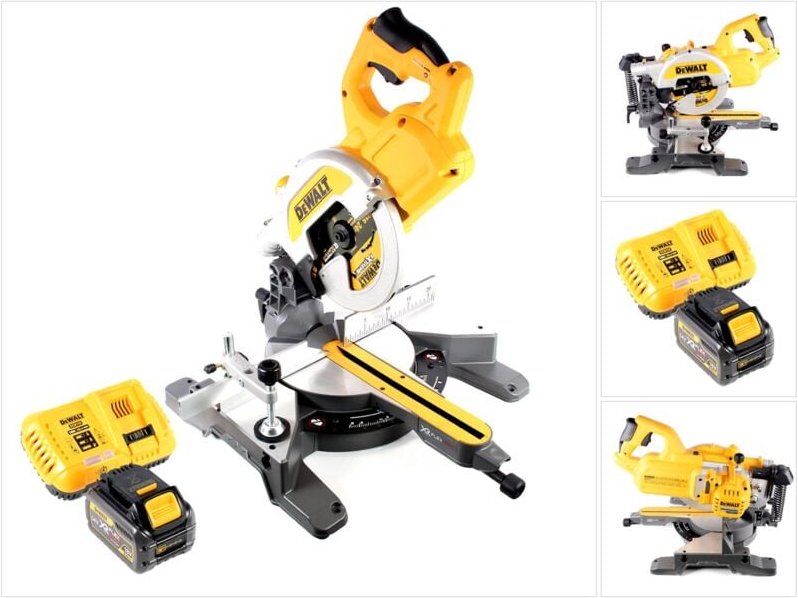 DeWalt DCS 777 T1 XR FlexVolt 54 V Akku Paneelsäge 216 mm + 1x Akku 6,0 Ah + Ladegerät