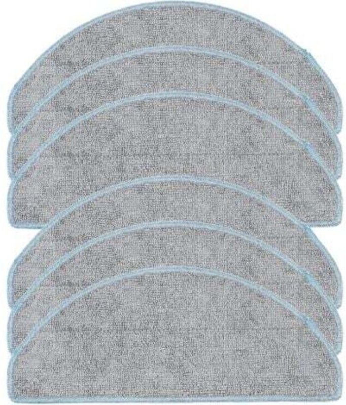 6 pièces Chiffon de Nettoyage de Rechange Accessoires pour iRobot Roomba Combo Essential Y0112 Y0110 Robot aspirateur pi...