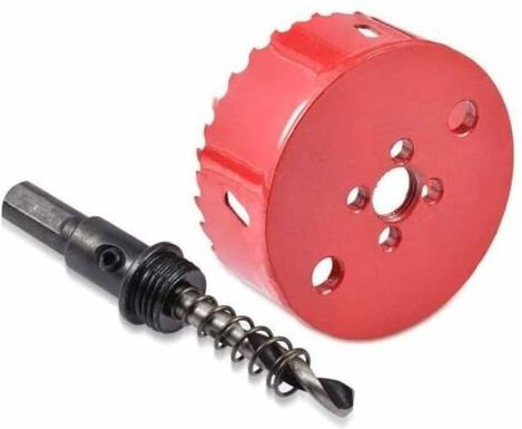 100 mm Bimetall-Lochsäge (M42 hss), Hochleistungs-Lochsäge für Holz, Aluminium, Eisen und Kunststoff