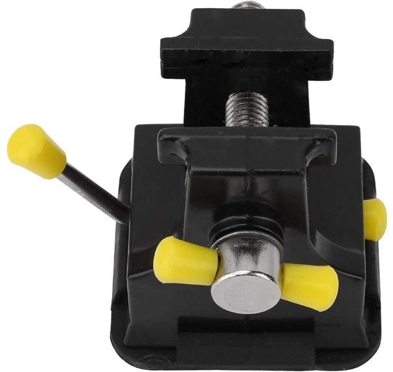 Universal-Mini-Schraubstock 38 mm, Tischschraubstock aus Aluminiumlegierung mit Saugnapffuß, DIY-Werkzeug zum Schneiden ...