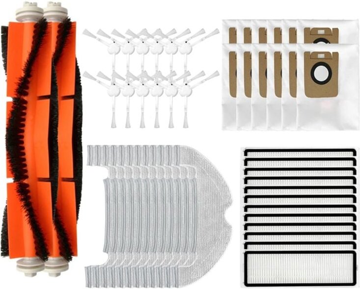 Roboter-Staubsauger Hepa-Filter Mopp Hauptseitenbürste Staubbeutel Teile