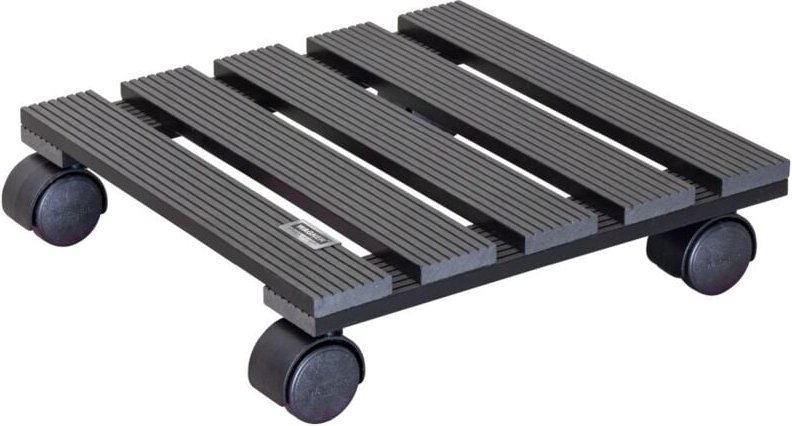 Multi Roller wpc eckig anthrazit 60 kg Doppel-Rolle