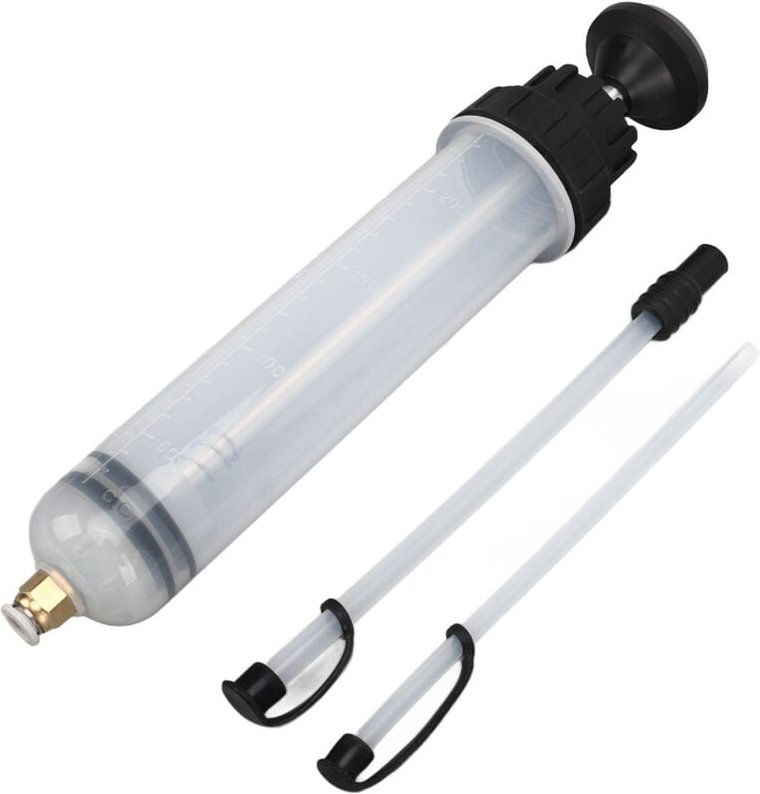 FOREHILL 200cc Flüssigkeitsabsauggerät, manuelle Ölabsaugspritze, Kraftstoffumfüllwerkzeug für Autos, Universal