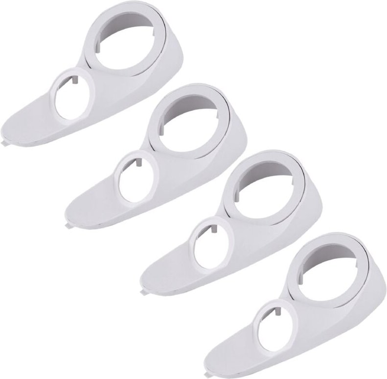 Neu Stil 2 Paar Auto Audio Lautsprecher A-SäUle HochtöNer Halterung Dichtung für 2 & 3,5 3,8 Lautsprecher Kunststoff Unt...