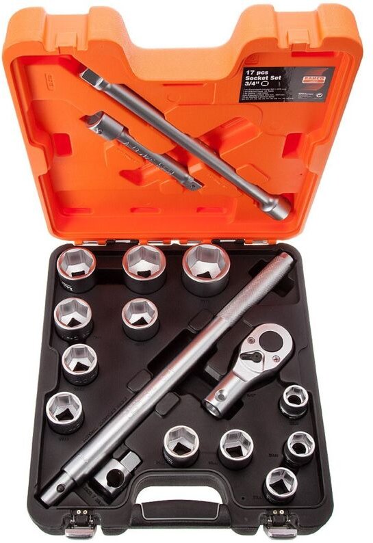 Steckschlüsselsatz 17teilig slx 17 - Bahco