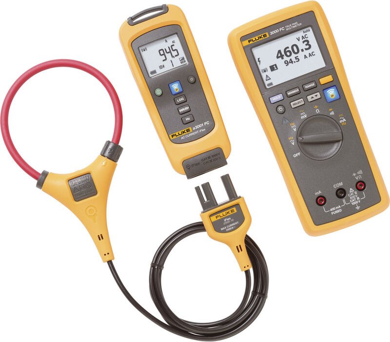 FLK-A3001 fc kit Stromzange, Hand-Multimeter digital Grafik-Display, Datenlogger cat iii 1000 - Fluke
