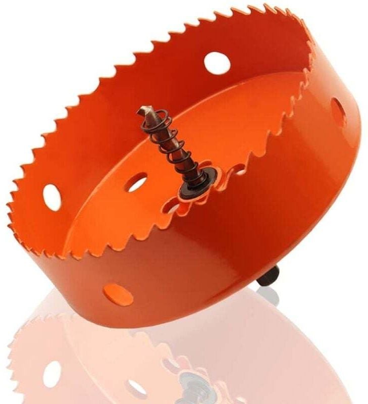 LaBlanc – 100 mm Hochgeschwindigkeitsstahl-HSS-Bimetall-Lochsäge für Metall, Aluminium, Edelstahl, Holz, pvc, Kunststoff