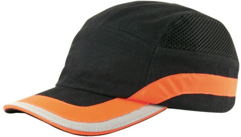 Anstoßkappe schwarz/orange