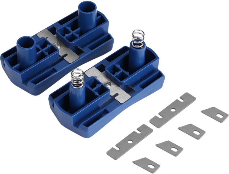 Eosnow PVC-Holzkantenanleimmaschine, 2 Kanten, manuelles Schwanzschneiden, Holzbearbeitungswerkzeug