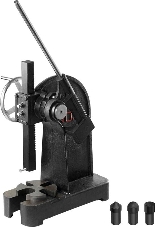 Vevor Dornpresse, 3 t Ratschen-Dornpresse, Ratschenhebel-Dornpresse mit Handrad, 310 mm Maximale Höhe, Manuelle Desktop-...