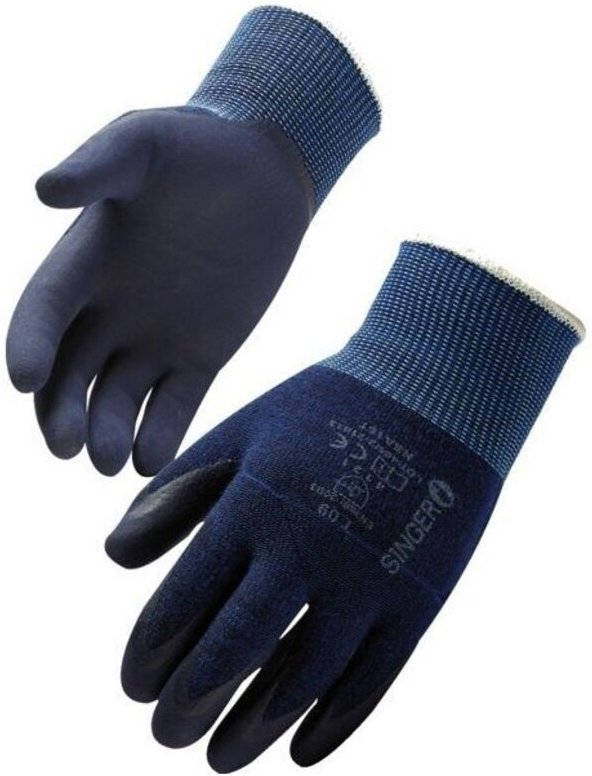 10 Gant Sur Cavalier Tricote Enduit Nitirle Ecran Tactile T09