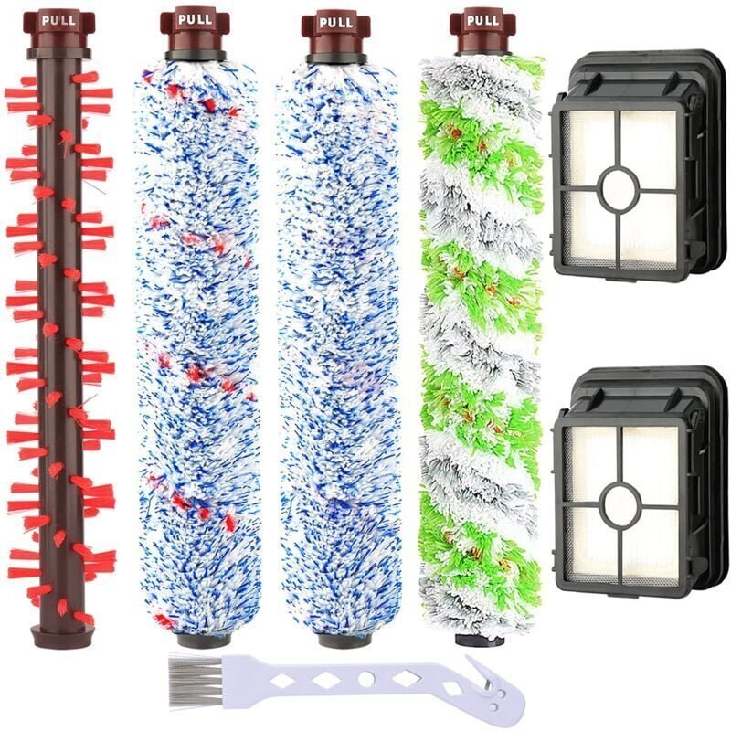 7-teiliges Zubehörset für den Bissell Crosswave 3-in-1 Staubsauger: Ersatzbürste und Filter für die Staubsaugermodelle 1...