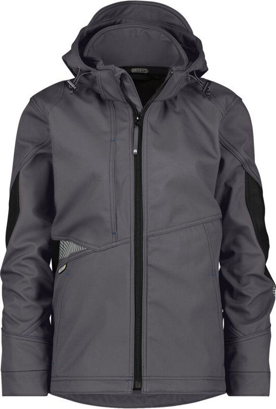 Gravity Women Softshell-Jacke ANTHRAZITGRAU/SCHWARZ L 280g