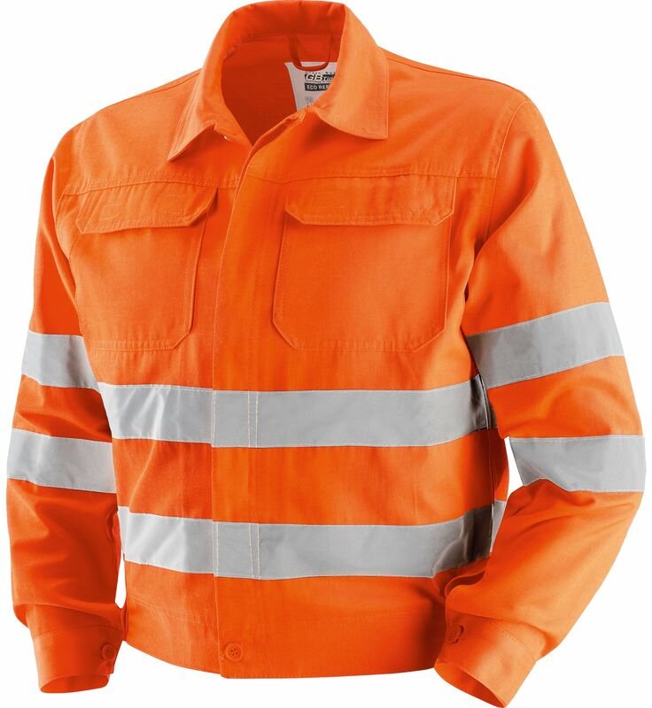 Fraschetti - Jacke hoher Sicht orange mit Retororiflects Catarinfrangle - xl