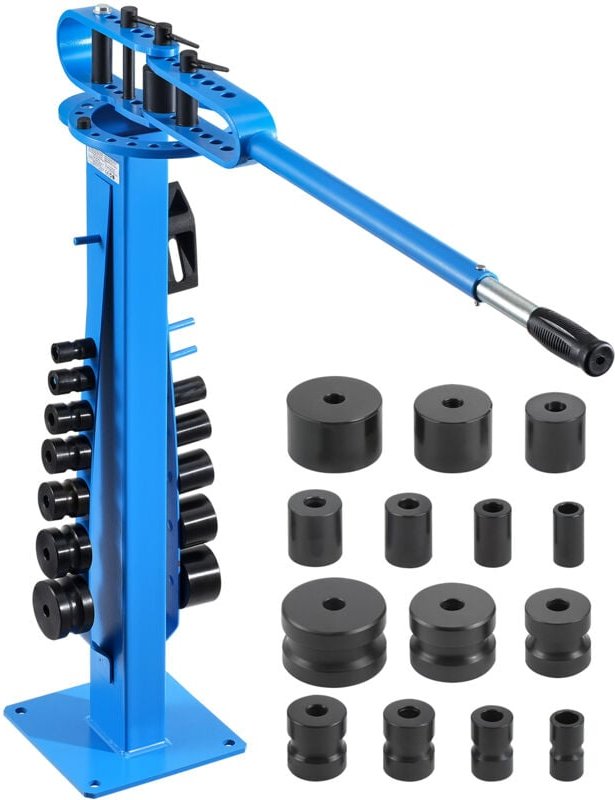 Manueller Rohrbieger, max. 2 Zoll Außendurchmesser mit 14 Biegematrizen, 200°, Hochleistungs-Rohre aus Kupfer, Aluminium...