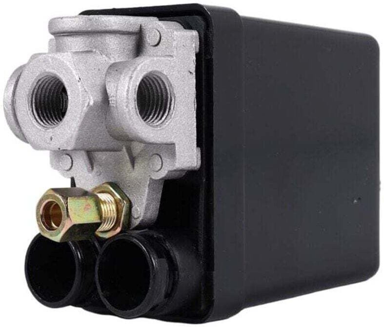 Hochleistungs-Druckschalter-Steuerventil, XU, für Luftkompressoren, 90–120 psi, Schwarz, hochwertiges Produkt, langlebig...