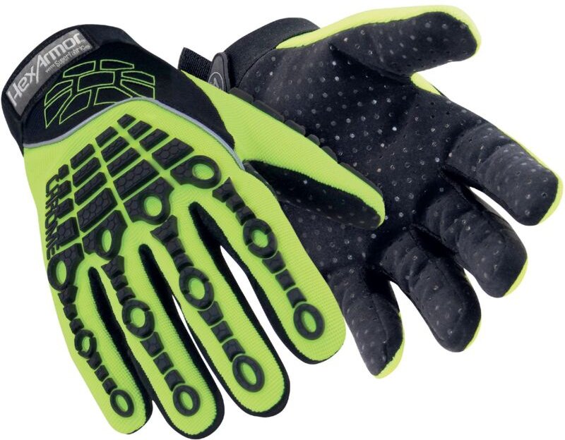 Chrome Series 4026 6098610 Baumwolle, Nylon, Polyester, Elasthan Schnittschutzhandschuh Grö - Hexarmor