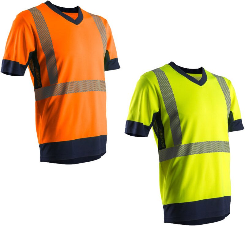 Komo Warnschutz-Arbeits-T-Shirt - s - Orange - Coverguard