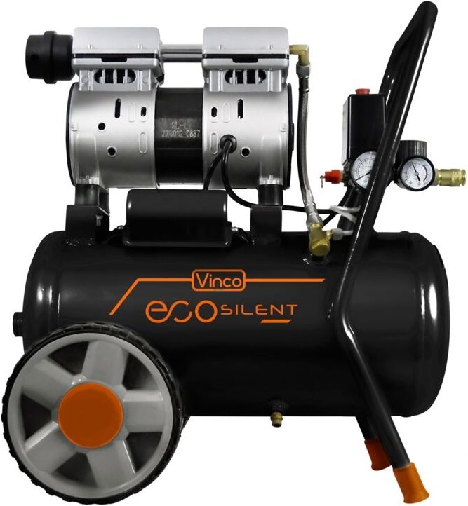 Vinco - super schallgedämpfter 24 l Luftkompressor KWU750-24L