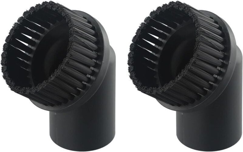 2er-Pack Polypropylen-Staubsauger-Rundbürstenköpfe (Innendurchmesser 44 mm) für Industriestaubsauger - KZQ