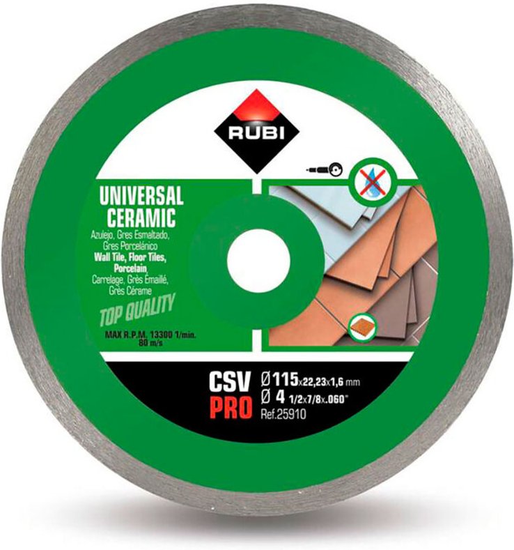 Rubi - Diamantscheibe csv 115 pro 25910
