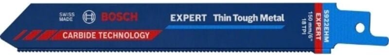 Expert 'Thin Tough Metal' s 922 ehm Säbelsägeblatt, 10 Stück - Bosch