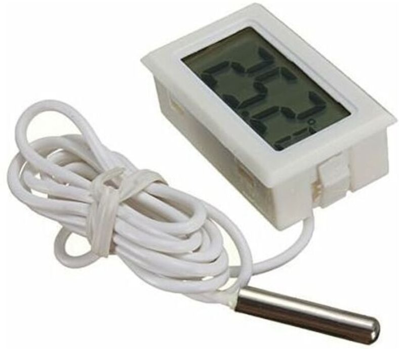 Lablanc - Digitales LCD-Thermometer, Temperaturüberwachung mit externer Sonde für Kühlschrank, Gefrierschrank, Kühlschra...