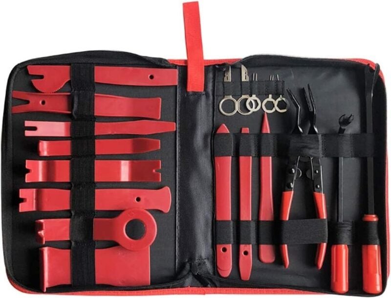 19-teiliges Werkzeugset zum Entfernen von Verkleidungen, robustes Kfz-Entfernungswerkzeug mit Klammerentferner – für Ver...