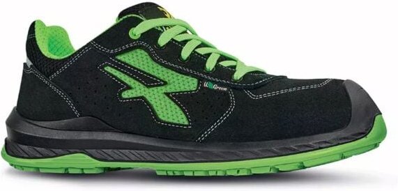 U-power - Sicherheitshalbschuhe canyon uk esd S1P src - Schwarz/Grün 47