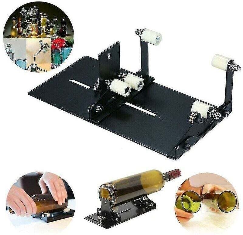 Tagliabottiglie professionale, kit di utensili per il taglio di bottiglie di vino, tagliavetro