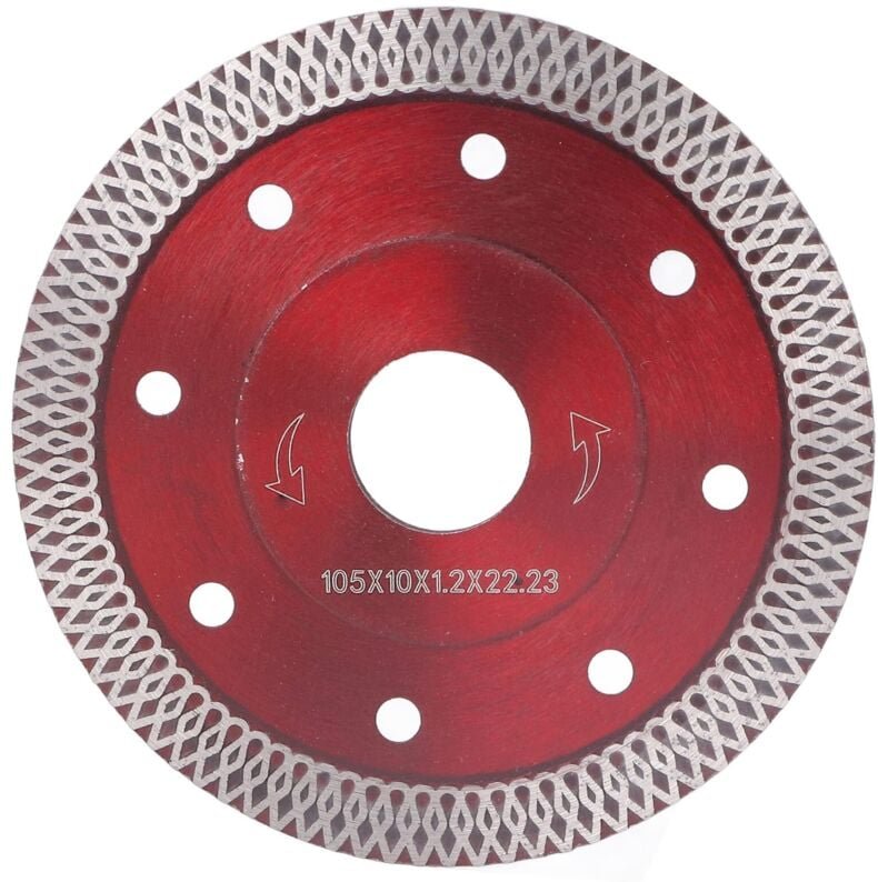 Diamantsägeblatt, 4 Zoll, zum Schneiden von Porzellan-, Keramik-, Granit-, Marmor- und Ziegelfliesen, zum Schleifen und ...