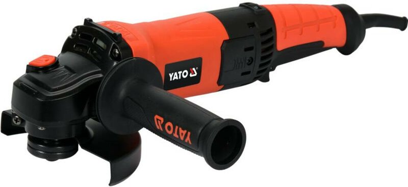 YATO WINKELSCHLEIFER 125 mm 1400 W GESCHWINDIGKEITSREGLER / HINTERER GRIFF