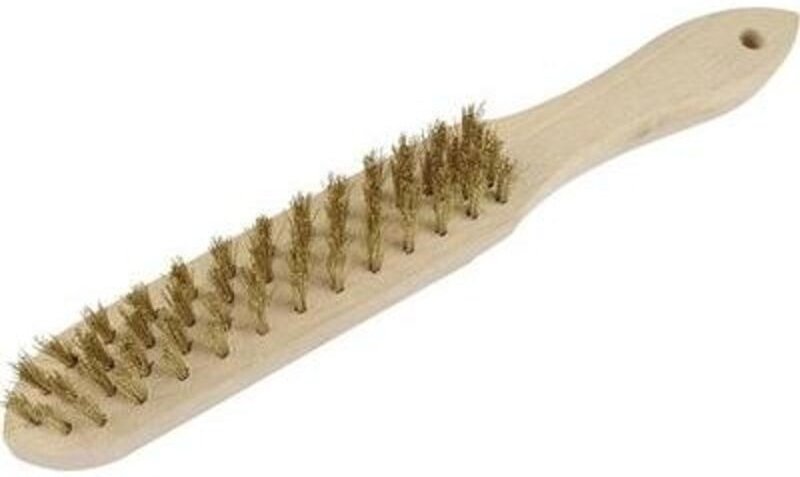 Brüder Mannesmann Mannesmann Messing-Drahtbuerste, 4-Reihig, S291071