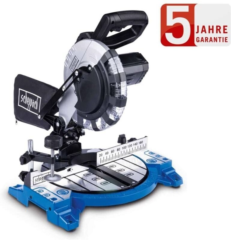 Scheppach - Kappsäge Gehrungssäge HM210L Laser geschl. Sägeblattschutz HW-Sägebl.