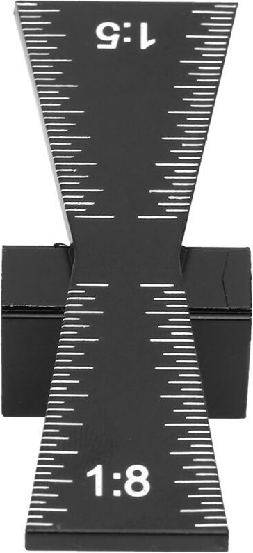 Universeller Schwalbenschwanzlineal, einfach zu bedienen, praktische Schwalbenschwanzlehre für Holzbearbeitungswerkzeuge