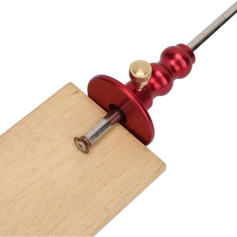 CCYKXA Radmarkierungslehre, Einstecklehrenwerkzeug zum Markieren von Holz, rote Markierungslehre für Holzbearbeitungswer...