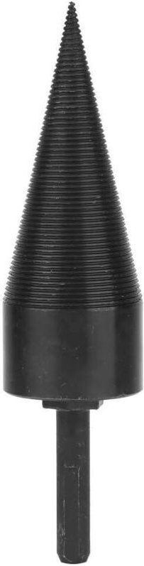 Brennholzspalter, schwarzer sechseckiger Brennholzspalter, elektrischer Holzspalter (42 mm)