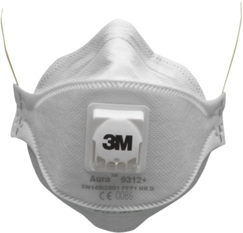 Staubmaske Aura Serie 9300 FFP2 Nr D mit Ventil - K93 22 - 15628-vp