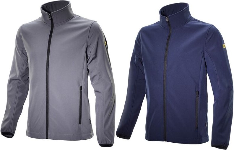 Diadora Utility Softshell Level Litework Arbeitsjacke - XXL - Blau