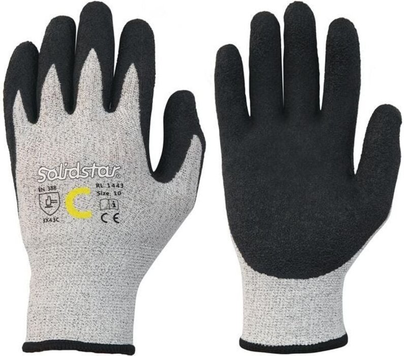 FP - Schnittschutzhandschuhe Solidstar 1443 Größe 8 grau/schwarz en 388 PSA-Kategorie ii