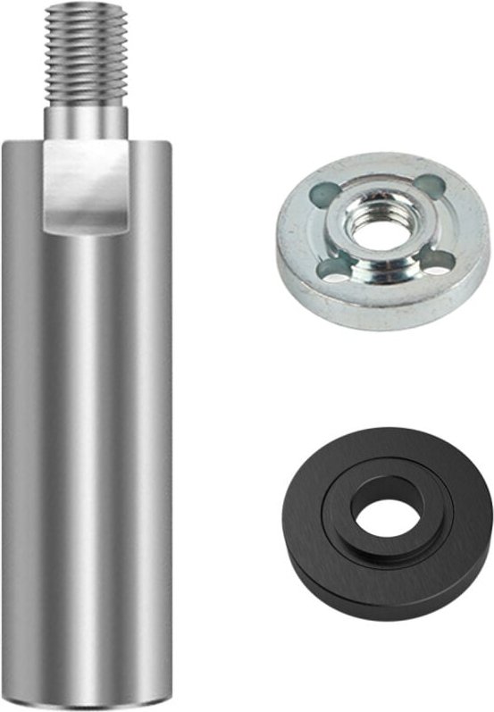 Winkelschleifer-Verlängerungsstange, Mehrzweck-Gewinde, Rotationspolierer-Verlängerungswelle mit Flansch-Kontermutter, W...