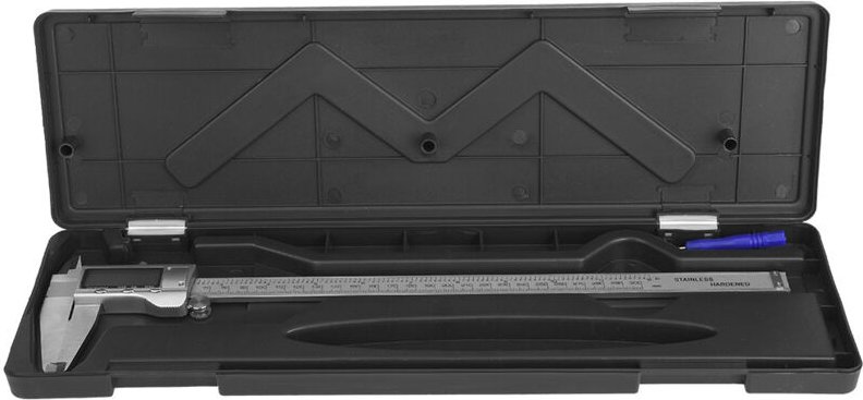 Digitaler Messschieber 300 mm mit hochpräzisem Edelstahllineal für Messwerkzeuge, robust und gut ablesbar.