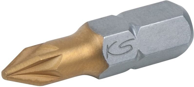 1/4' TiN Bit, 25mm, PZ1