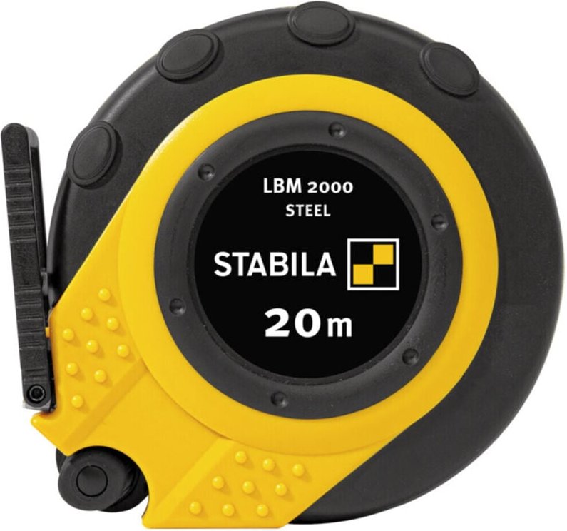 Stabila - Kapselbandmaß lbm 2000 Glasfaserband Stahlband Maßband Bandmaß 20/30 m, Ausführung: Stahlband 20 m